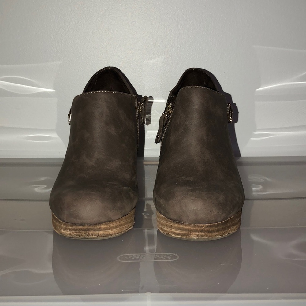 Dr. Scholl’s Memory Foam Cool Fit wedge booties